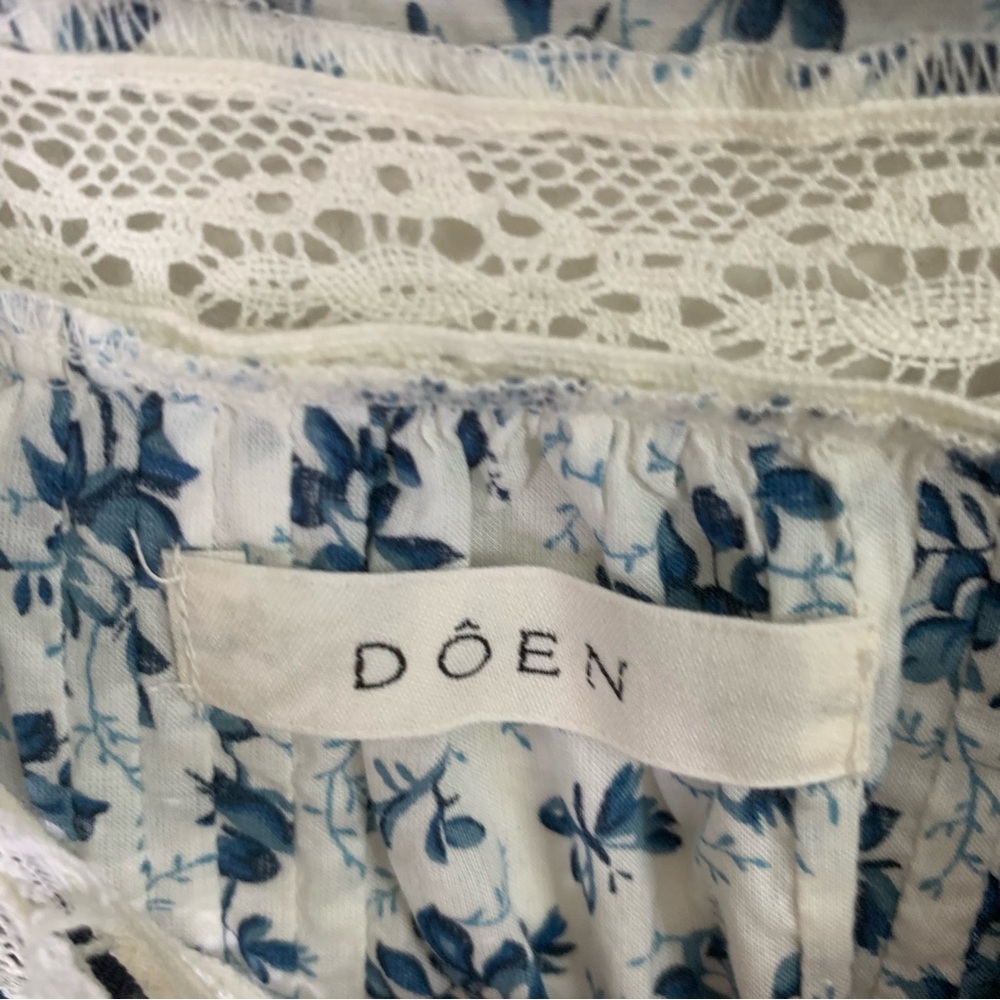 Doen Light Blue Floral Mini Dress - Picture 8 of 11